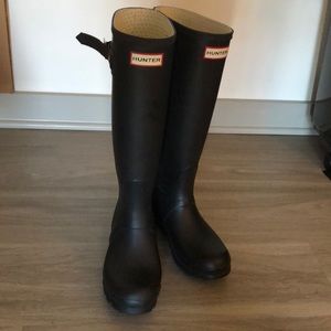 Hunter Original Tall Rainboots in Black